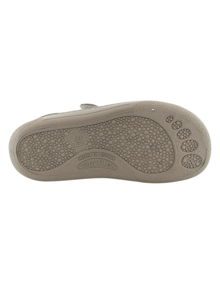 Zapatos barefoot ZapyFlex Dpto estrella Taupe