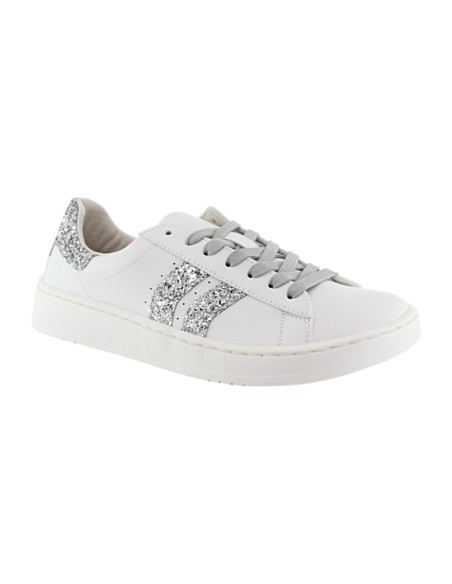 Zapatillas barefoot Coqueflex 4385 Piso Nayla Blanco-Plata