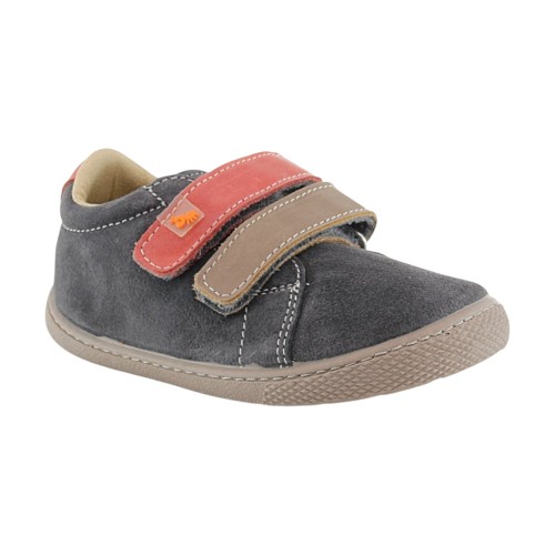Botines Flexibles by Vulladi Velcros Gris