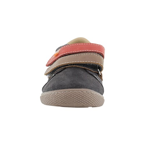 Botines Flexibles by Vulladi Velcros Gris 2
