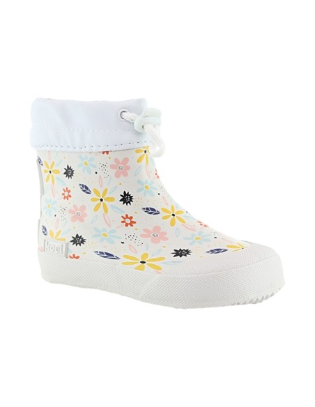 Botas de agua barefoot Koel Flowers White