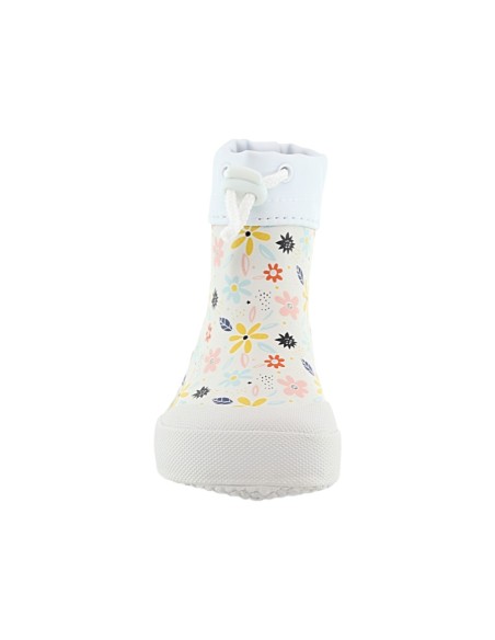 Botas de agua barefoot Koel Flowers White