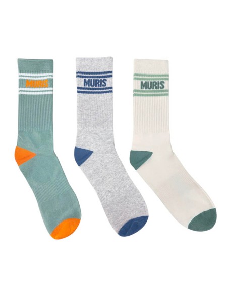 Pack 3 calcetines respetuosos Muris talla única 41-45