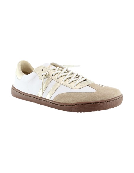 Zapatillas barefoot Flexi Nens 9028-X piso XL Blanco-Cava