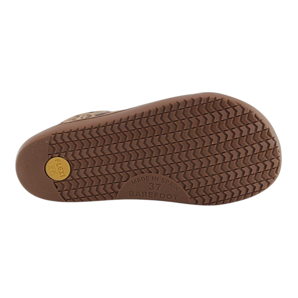 Zapatillas barefoot Flexi Nens 9028-X piso XL Leopardo