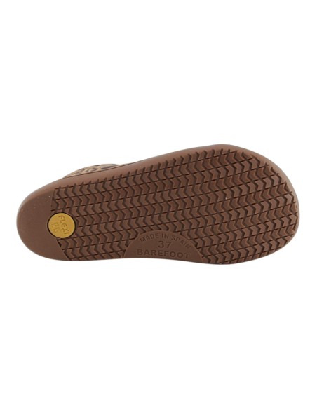 Zapatillas barefoot Flexi Nens 9028-X piso XL Leopardo