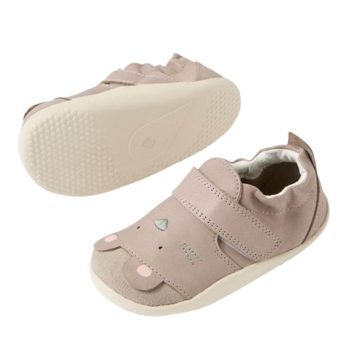 Zapatos respetuosos primeros pasos Bobux Squeaky Taupe 2