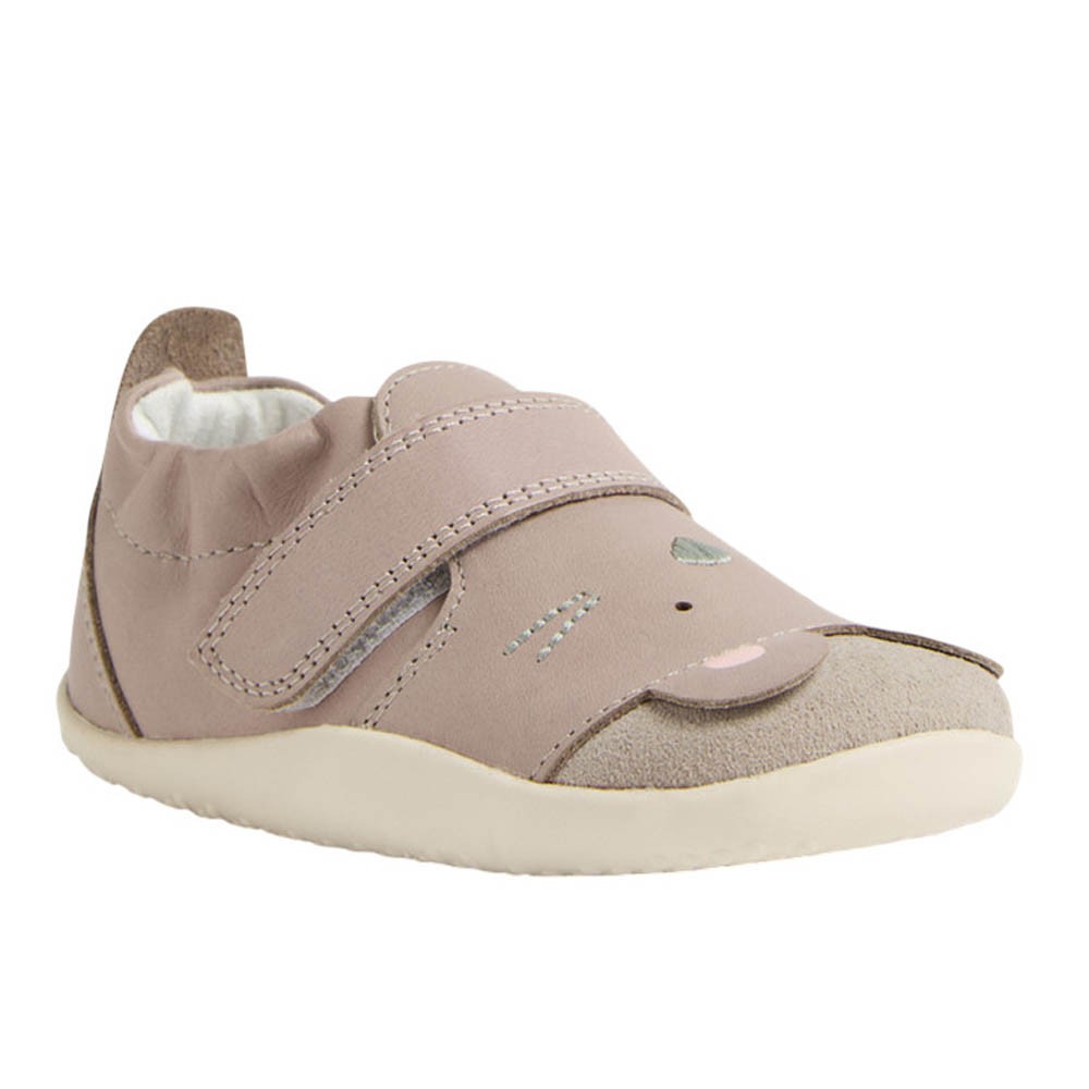Zapatos respetuosos primeros pasos Bobux Squeaky Taupe