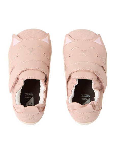 Zapatos respetuosos primeros pasos Bobux Purr Rosa