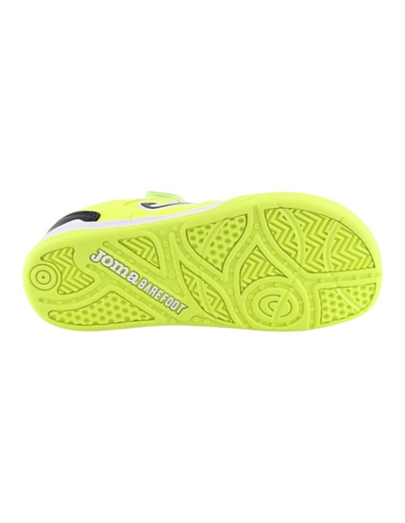 Zapatillas futbol barefoot indoor Joma Top Flex Amarillo