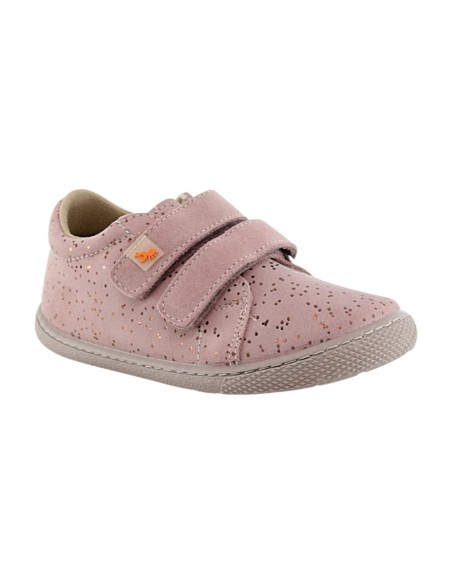 Zapatos respetuososo Flexibles by Vulladi 6193 Puntitos Rosa