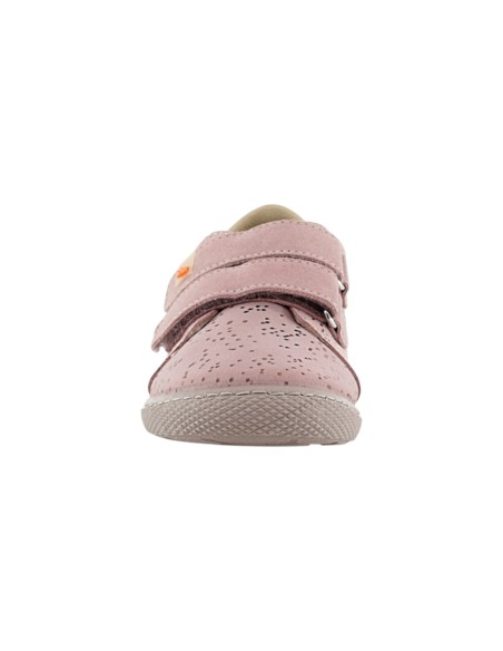 Zapatos respetuososo Flexibles by Vulladi 6193 Puntitos Rosa