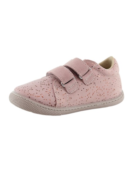 Zapatos respetuososo Flexibles by Vulladi 6193 Puntitos Rosa