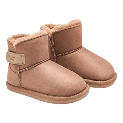 Botas australianas barefoot Conguitos Goflex Water repellent Taupe