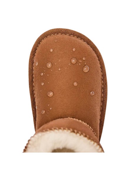 Botas australianas barefoot Conguitos Goflex Water repellent Tan