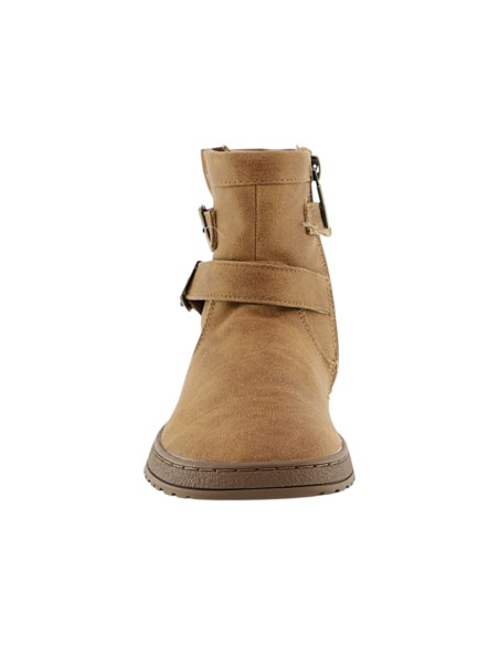 Botines barefoot Mustang Free Hebillas Camel