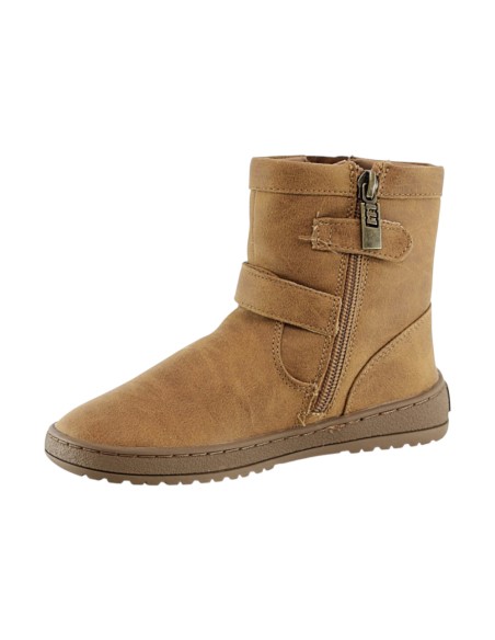 Botines barefoot Mustang Free Hebillas Camel