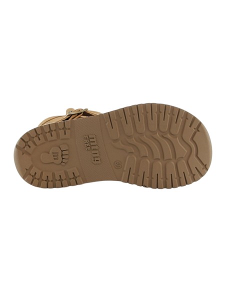 Botines barefoot Mustang Free Hebillas Camel
