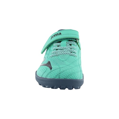 Zapatillas barefoot futbol hierba multitaco Joma Evolution Turquesa 2