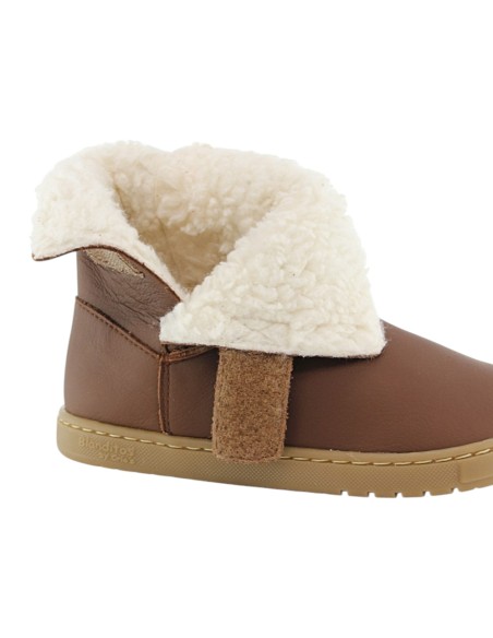 Botines barefoot Blanditos Hielo Cuero