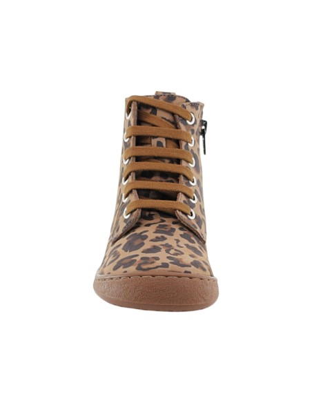 Botas militares barefoot Flexi Nens 9085-R Leopardo