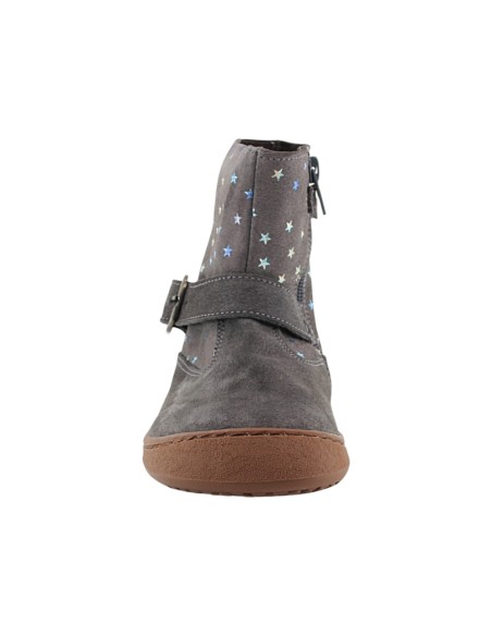 Botines barefoot Flexi Nens 9062-R estrellas Gris