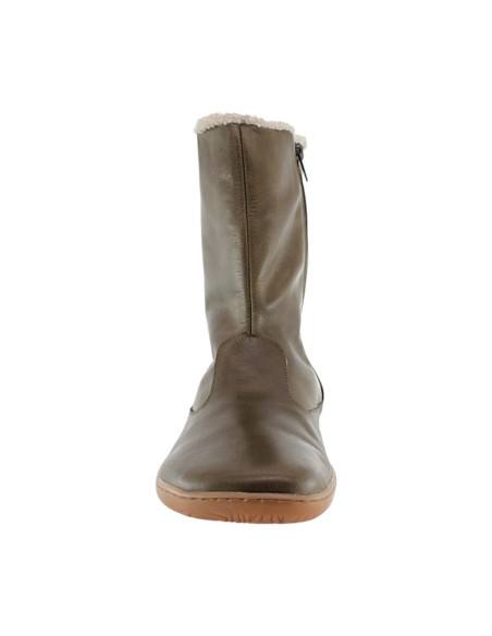 Botas barefoot Cooqueflex Adam verde borreguito