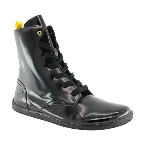 Botines Coqueflex barefoot Charol Negro suela Adam