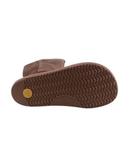 Botas altas barefoot Flexi Nens 9090-X Suela XL Marrón serraje