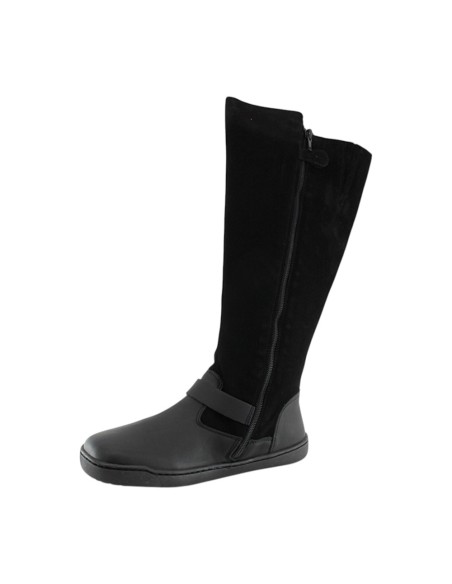 Botas altas barefoot Flexi Nens 9090-X Suela XL Negro