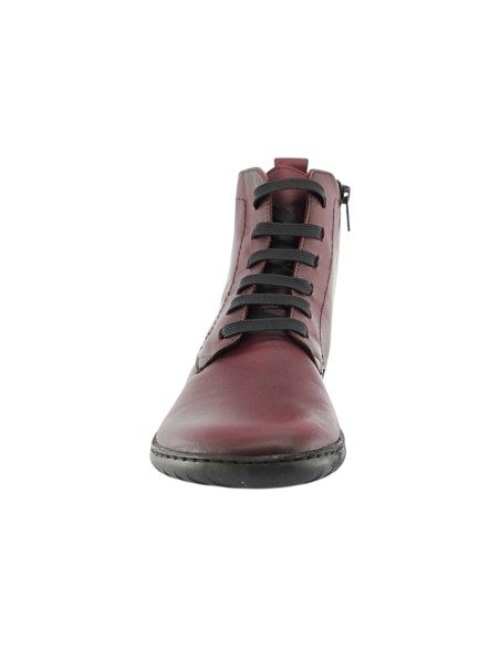 Botines Vivant Barefootc 2750 cordones Burdeos