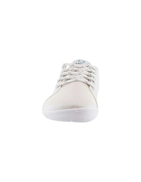 Zapatillas de lona barefoot 4.Bare 4.Urban Blanco Metalizado