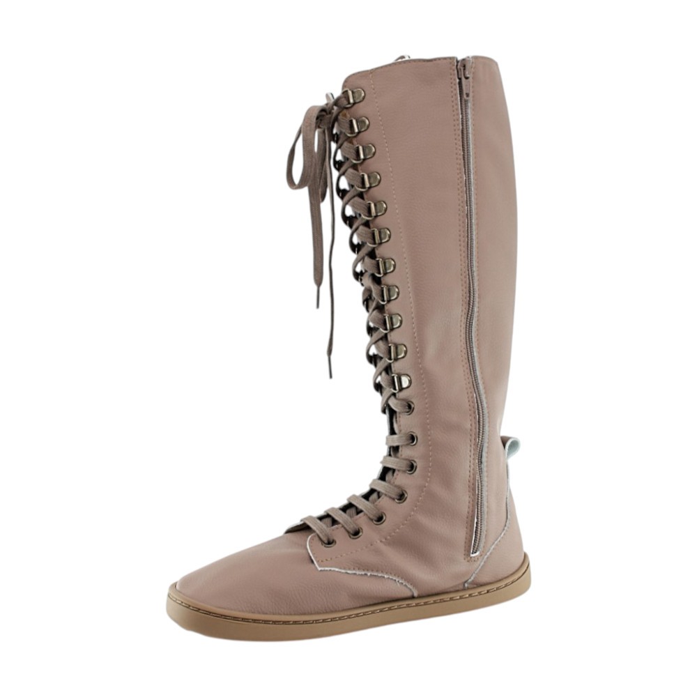 Botas altas barefoot Baby Lobitos Urbana Malva