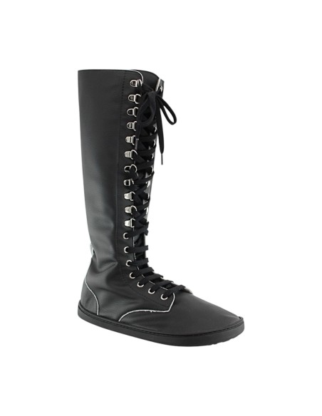 Botas altas barefoot Baby Lobitos Rebelde Negro