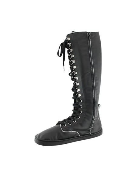 Botas altas barefoot Baby Lobitos Rebelde Negro
