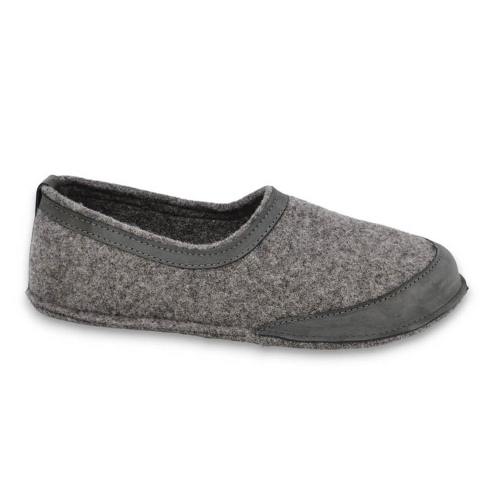 Zapatillas de casa barefoot OmaKing fieltro Gris