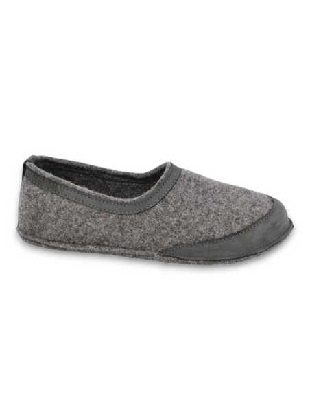 Zapatillas de casa barefoot OmaKing fieltro Gris