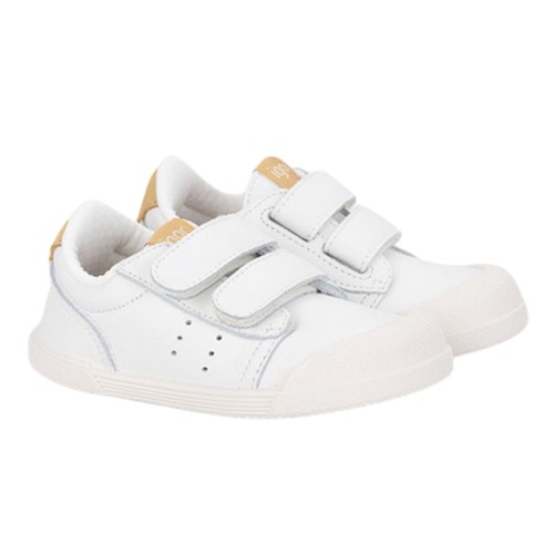 Zapatillas barefoot Igor Tennis Blanco-Mostaza
