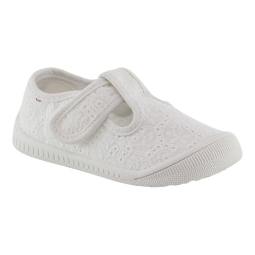 Zapatillas de lona abiertas Chicco Coddy Blanco