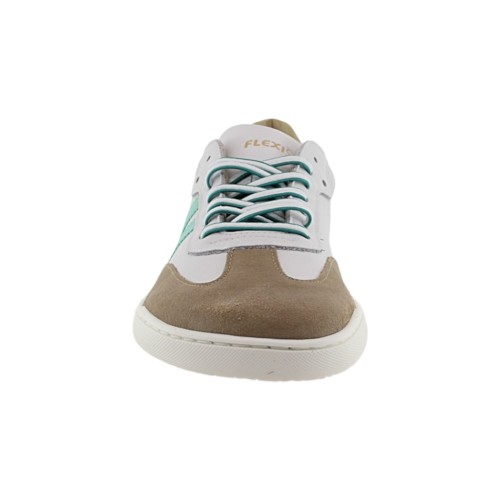 Zapatillas barefoot Flexi Nens 9028-X XL Blanco-Verde 2