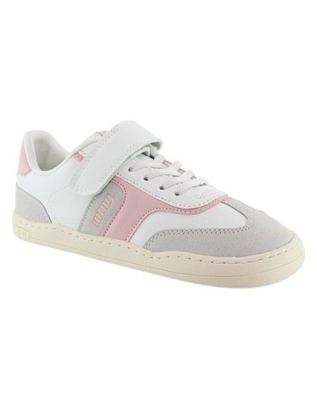 Zapatillas barefoot Mustang Free Blanco-Rosa