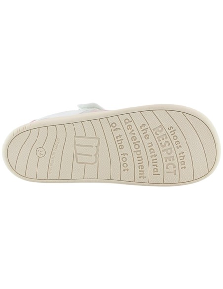 Zapatillas barefoot Mustang Free Blanco-Rosa
