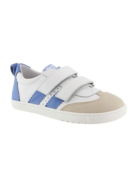 Zapatillas barefoot Blanditos Marea Blanco-Jeans