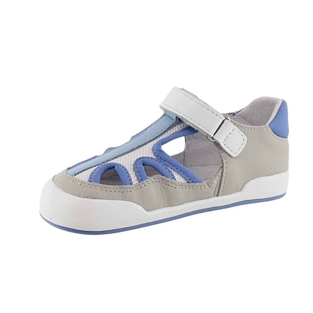 Sandalias cerradas barefoot Blanditos Estela Azul