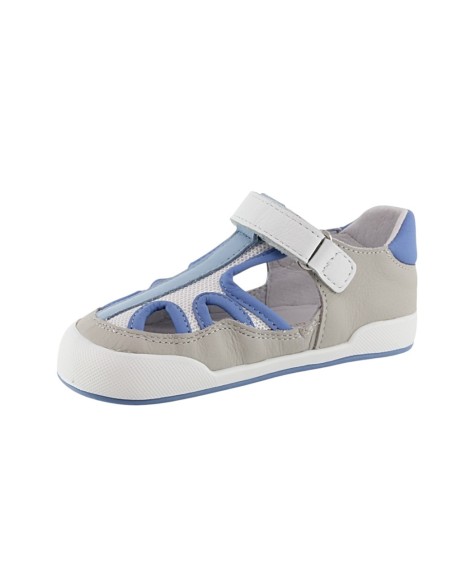 Sandalias cerradas barefoot Blanditos Estela Azul