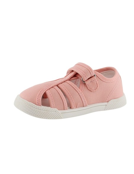Sandalias de lona respetuosas Blanditos Mango Rosa