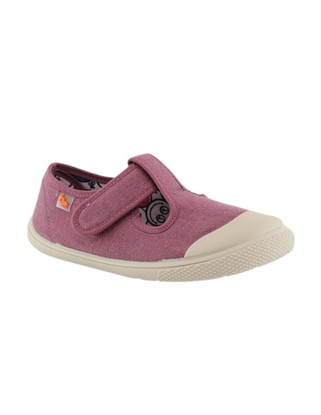 Zapatillas abiertas barefoot de lona Flexibles 8197 Purpura