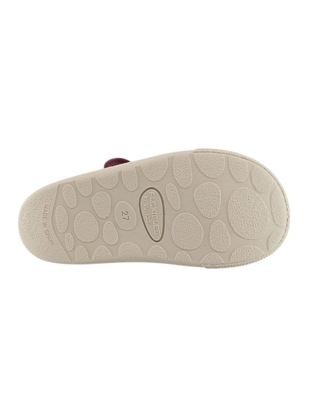 Zapatillas abiertas barefoot de lona Flexibles 8197 Purpura