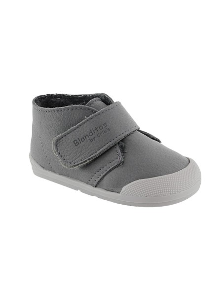 Botines respetuosos Blanditos Sansa Gris Borreguillo