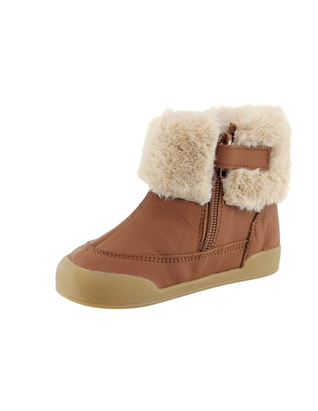 Botines respetuosos Blanditos Siberia Cuero